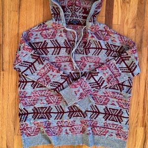 American Eagle hooded sweater, size small. EUC